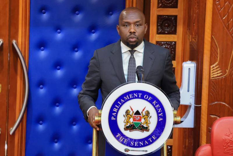 File image of Interior CS Kipchumba Murkomen.